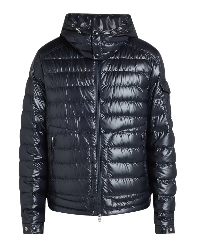 Moncler Men 's Lauros Quilted Hooded Down Jacket