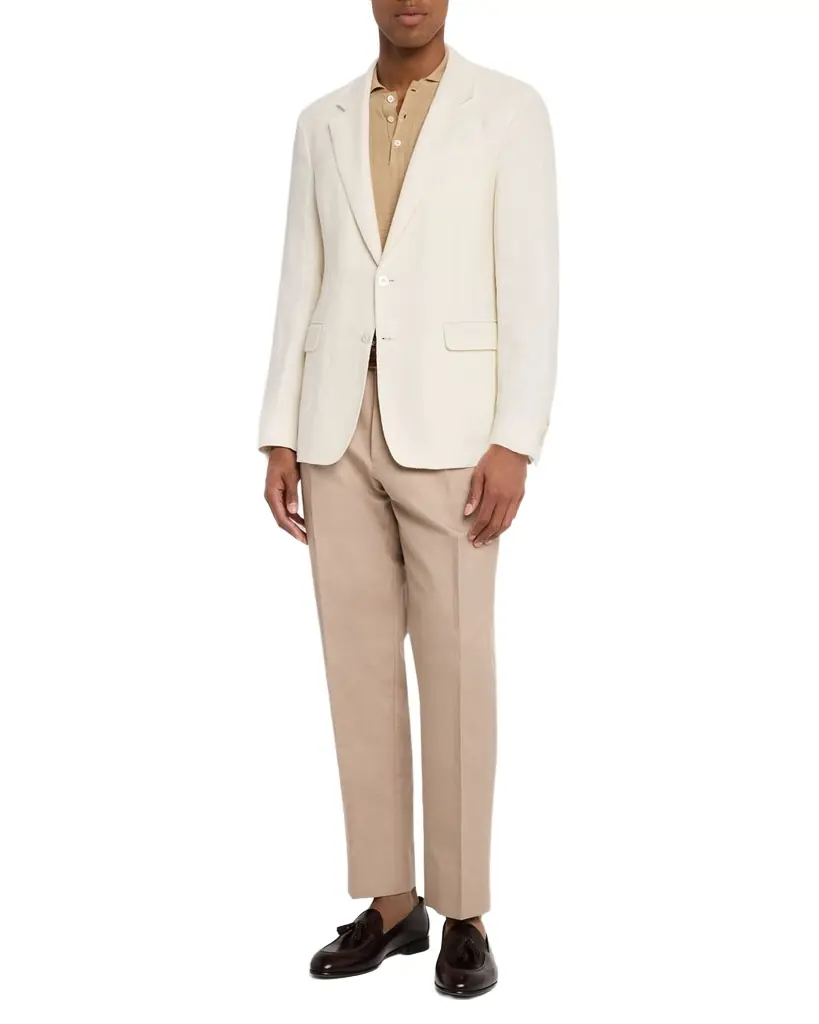 Canali Men 's Textured Windowpane Sport Coat