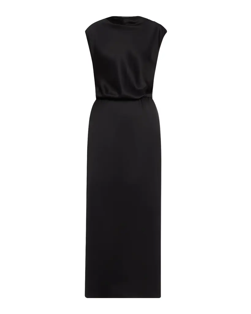 Giorgio Armani Cap-Sleeve Double Silk Satin Gown