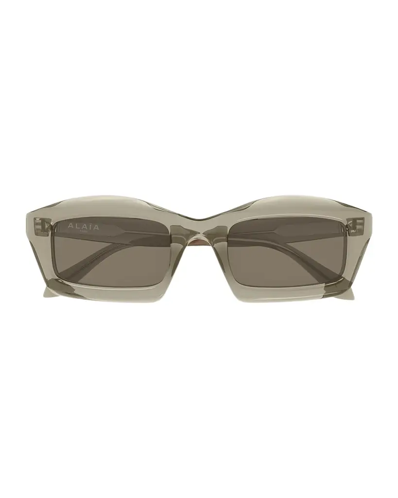 ALAIA Rectangle Acetate Sunglasses