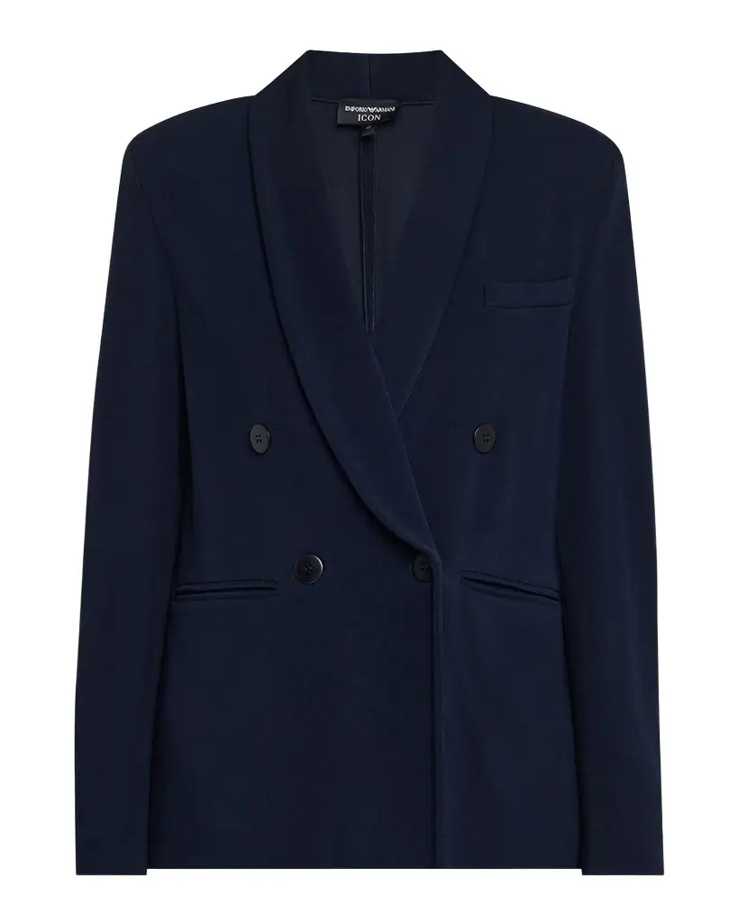 Emporio Armani Relaxed Double-Breasted Blazer