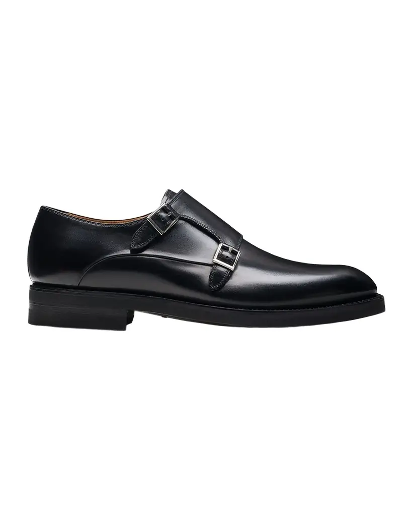 Magnanni Men 's Omnia Double Monk Strap Loafers