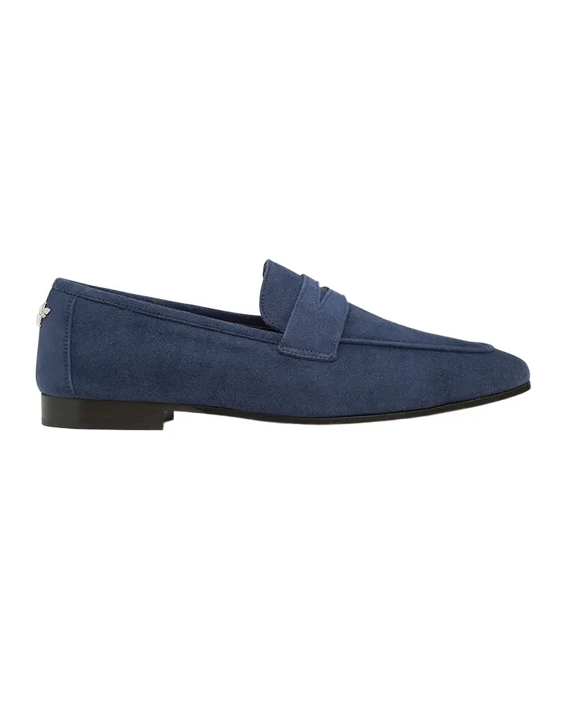 Bougeotte Flaneur Suede Penny Loafers