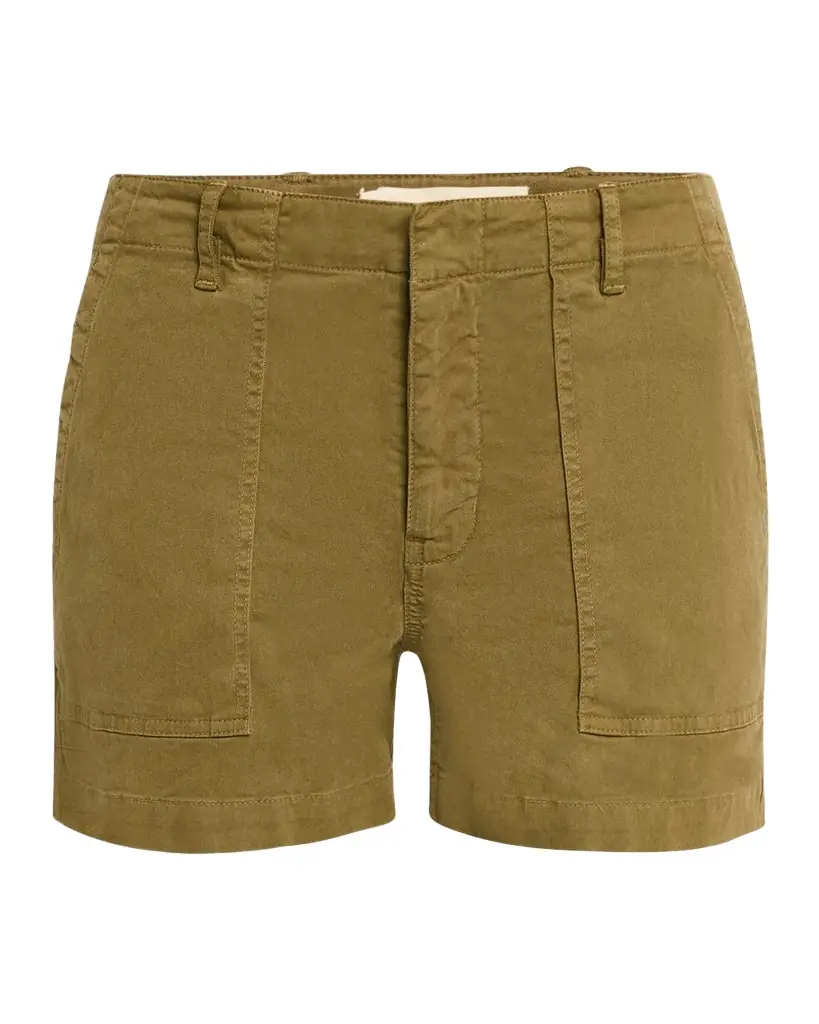 Nili Lotan Utility Cotton Gabardine Shorts