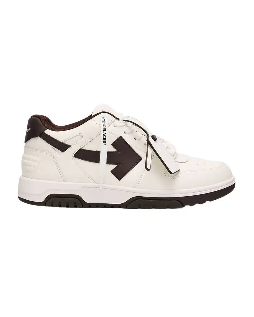 Off-White Men 's Out Of Office Bicolor Leather Sneakers