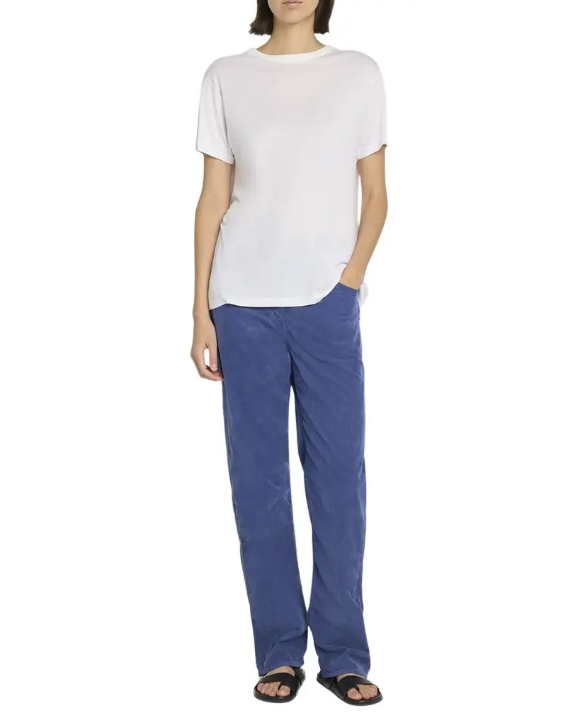 THE ROW Rubis Short-Sleeve Top