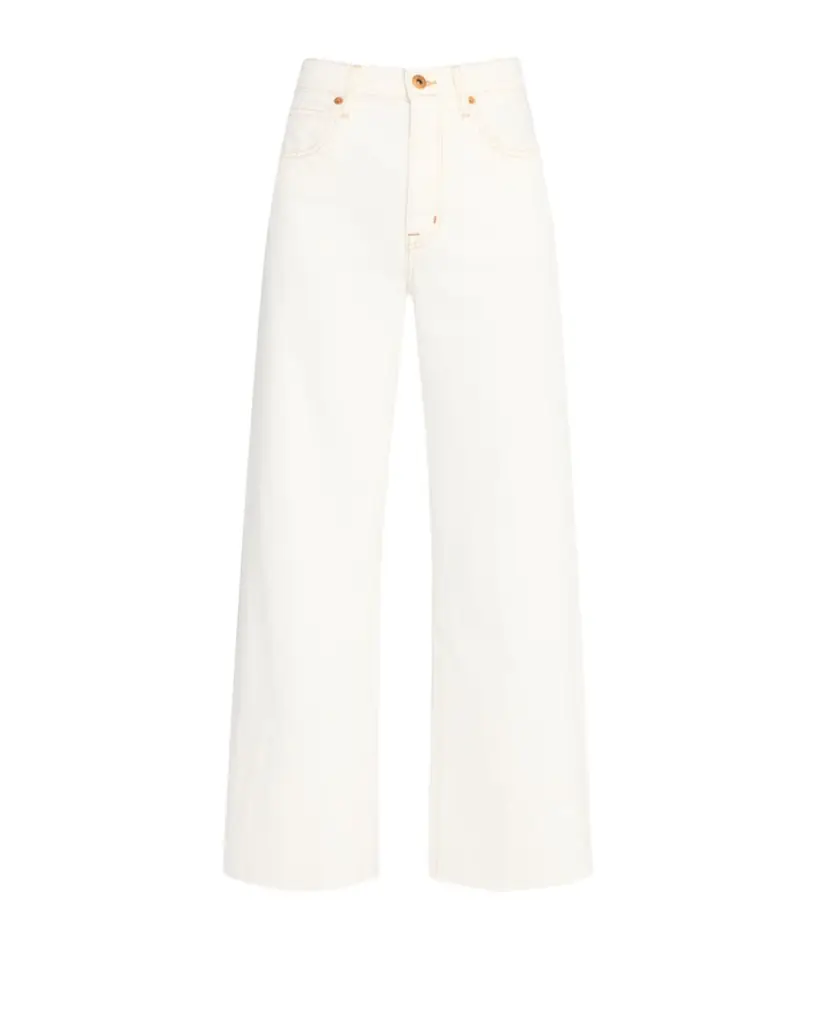 SLVRLAKE Grace Crop Wide-Leg Jeans