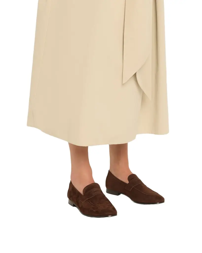 Bougeotte Suede Penny Loafers