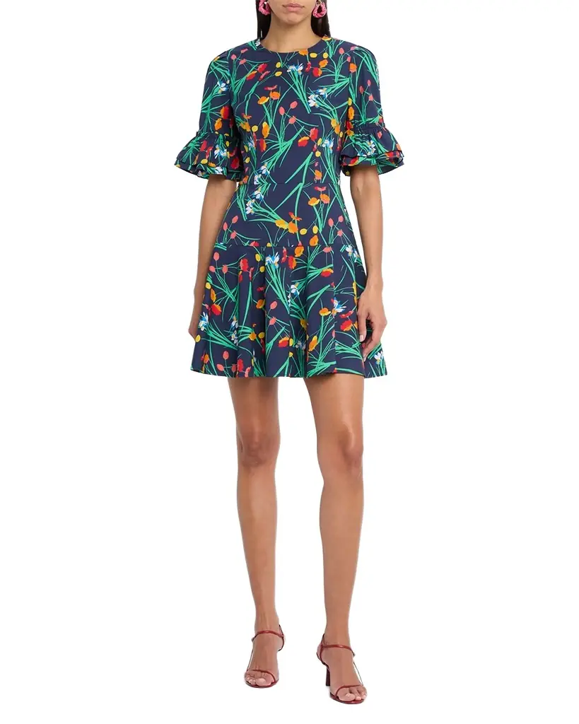 shoshanna floral mini dress Lima Floral Embroidered Mini Dress