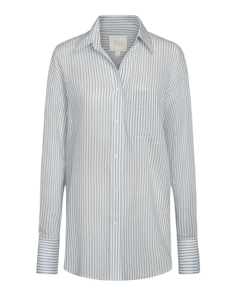 TWP Big Joe Striped Button-Front Shirt