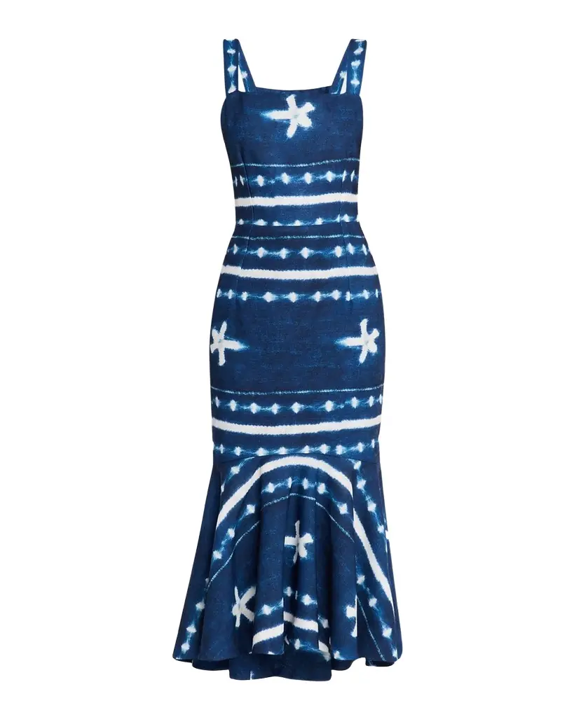 JBQ Natasha Shibori Midi Dress