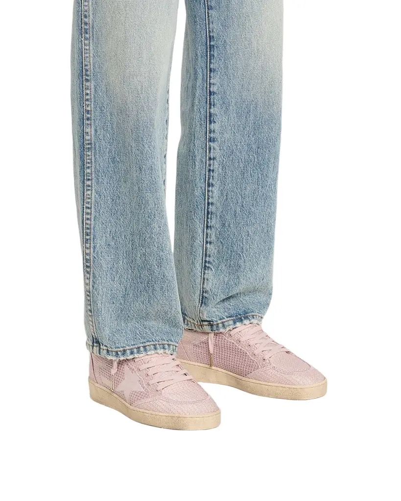 Golden Goose Ball Star Embroidered Cotton Low-Top Sneakers