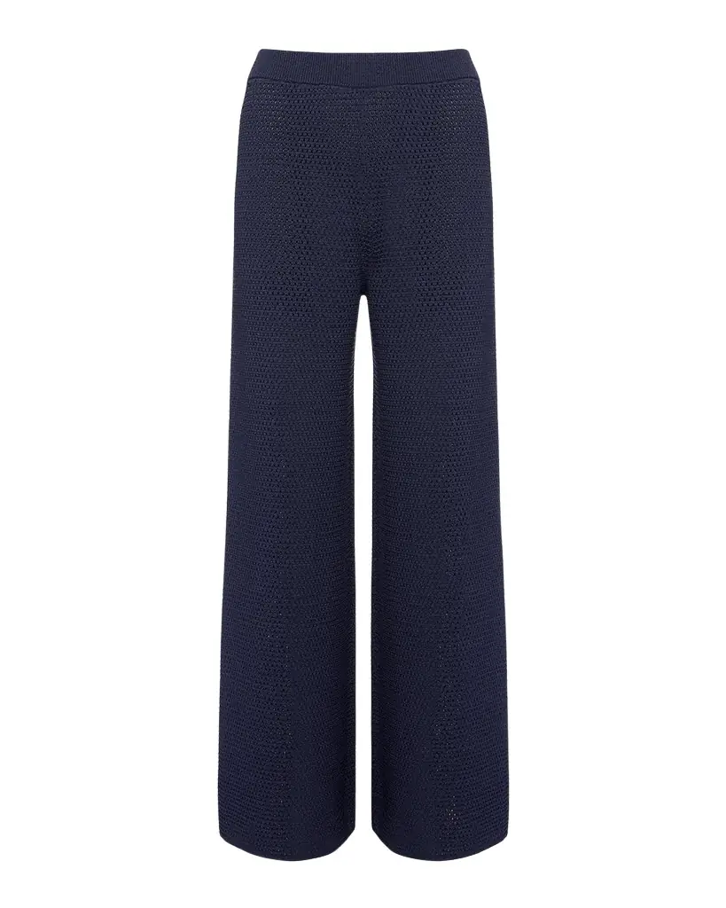Eres Goland Knit Wide-Leg Trousers