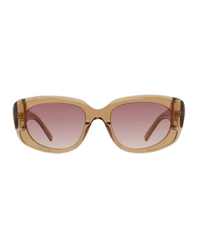 Givenchy GV Day Acetate Rectangle Sunglasses