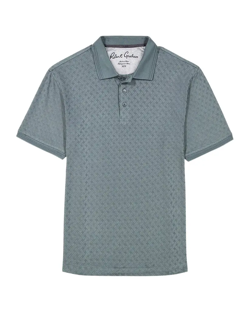 Robert Graham Men 's Elias Jacquard Polo Shirt