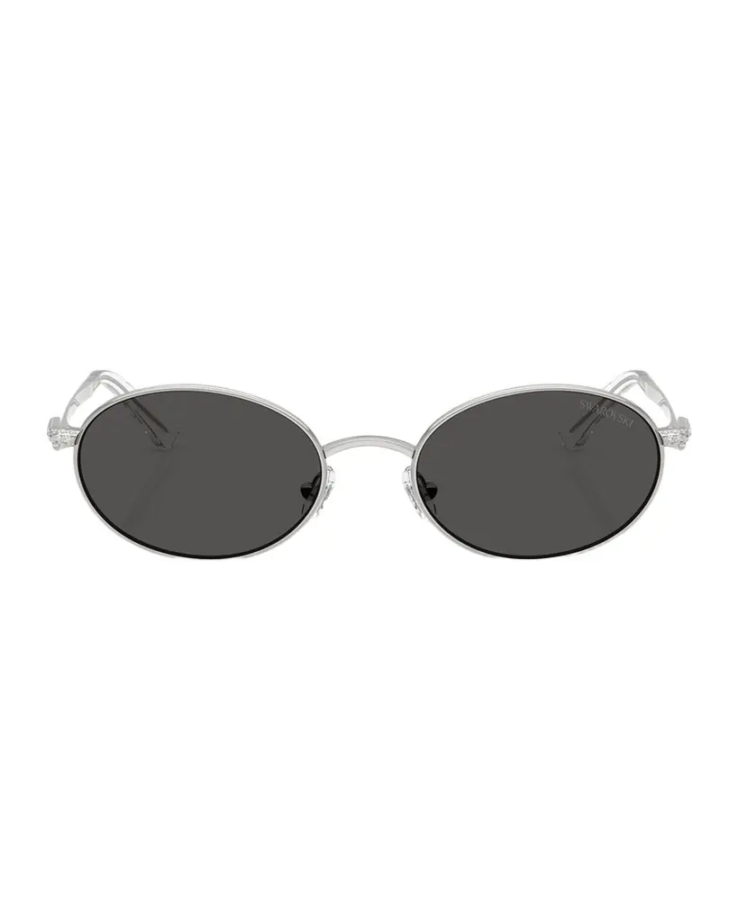 SWAROVSKI SK7033 Metal Oval Sunglasses
