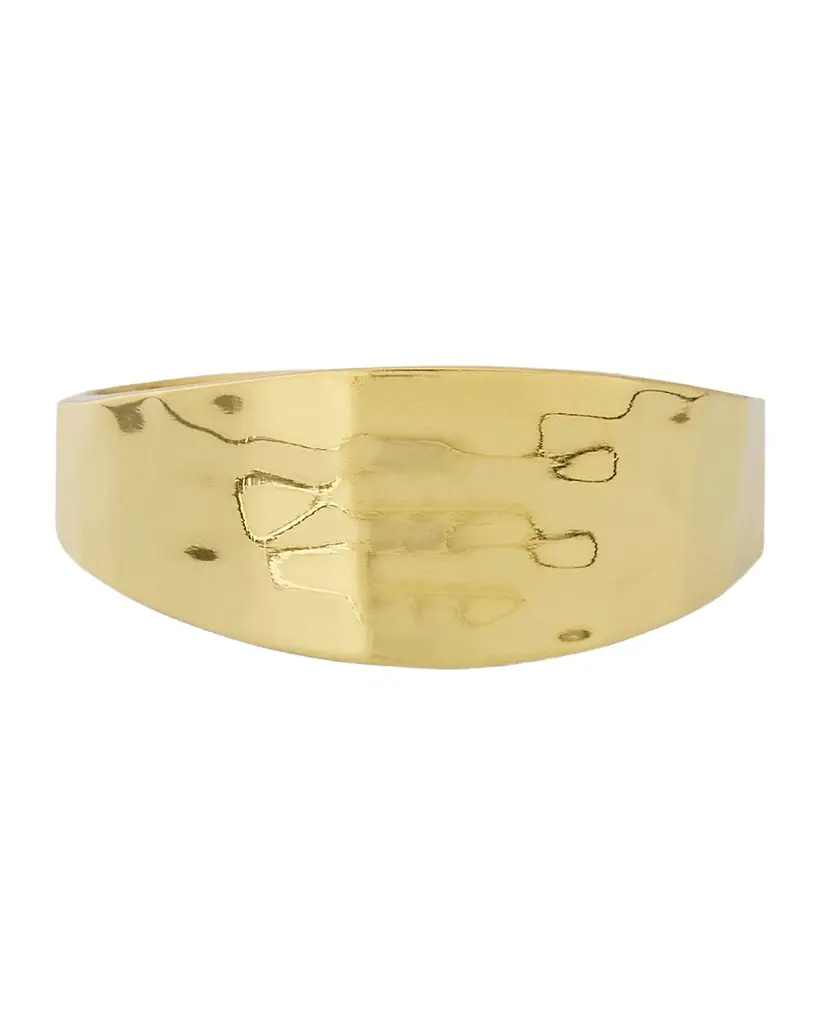 Jennifer Meyer Tapered Hammered Ring