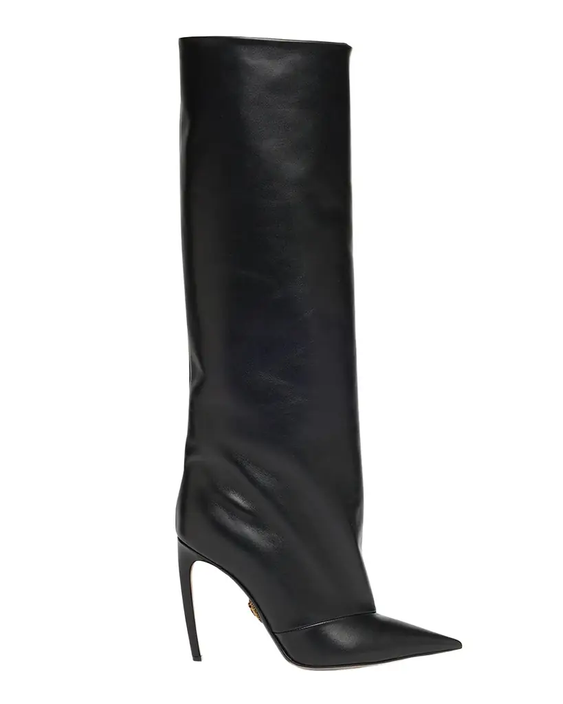 Dolce & Gabbana Devotion Leather Knee-High Boots