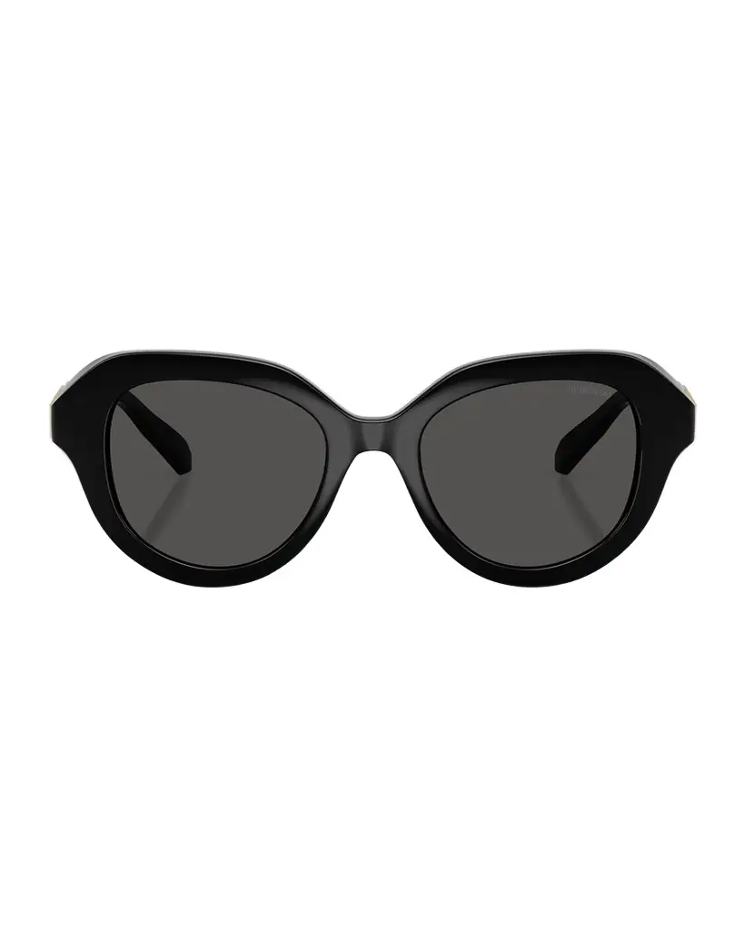 SWAROVSKI SK6037 Round Embellished Sunglasses