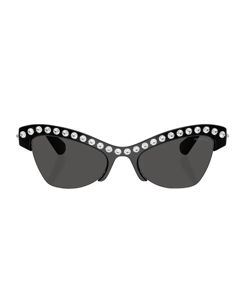 SWAROVSKI SK6043 Crystal Butterfly Acetate Sunglasses