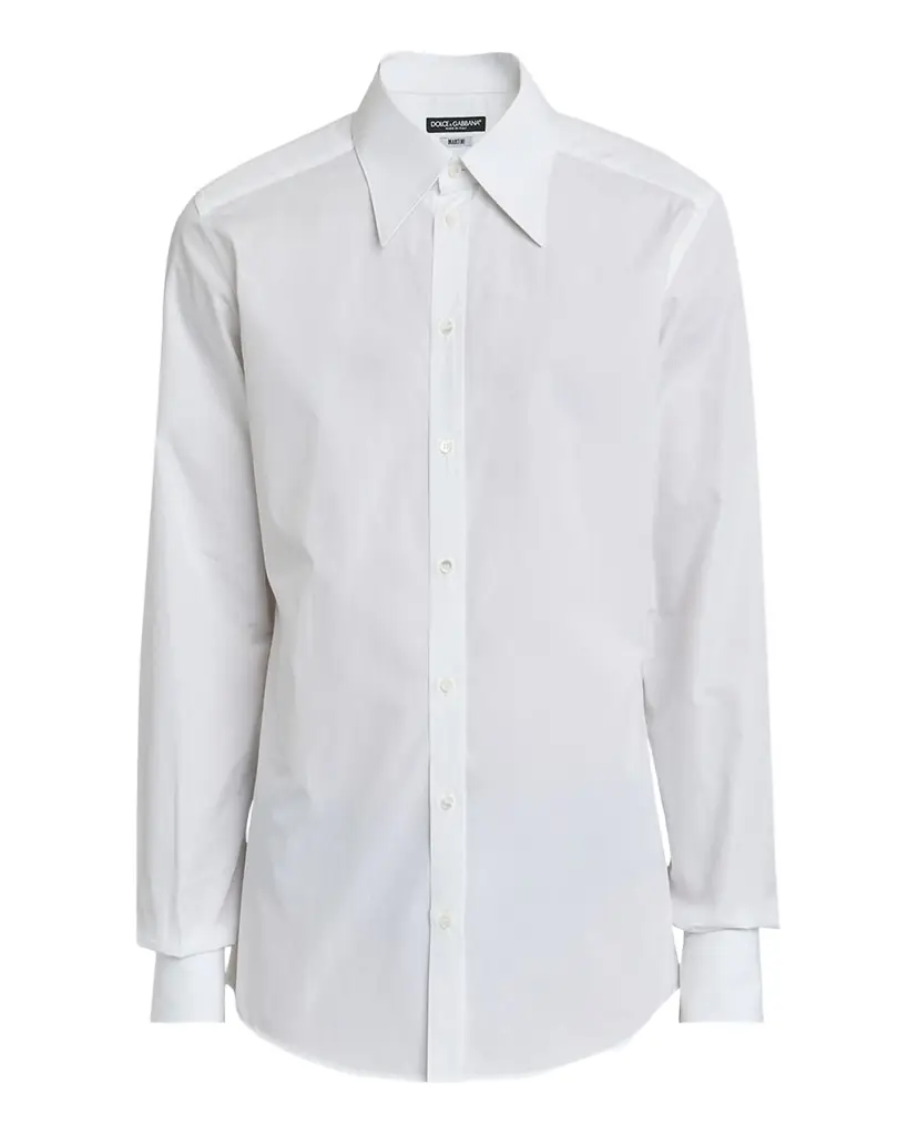 Dolce & Gabbana Men 's Cotton Point-Collar Sport Shirt