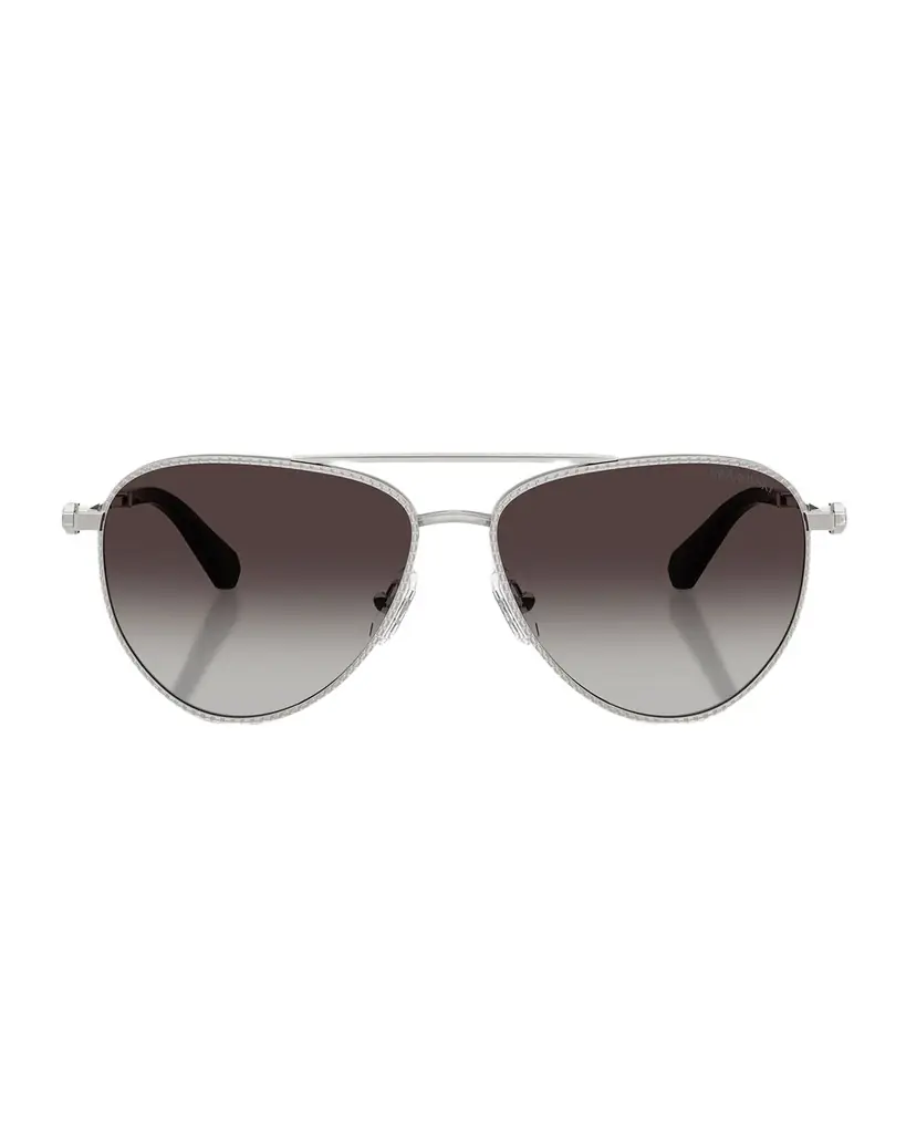 SWAROVSKI SK7031 Aviator Metal Sunglasses