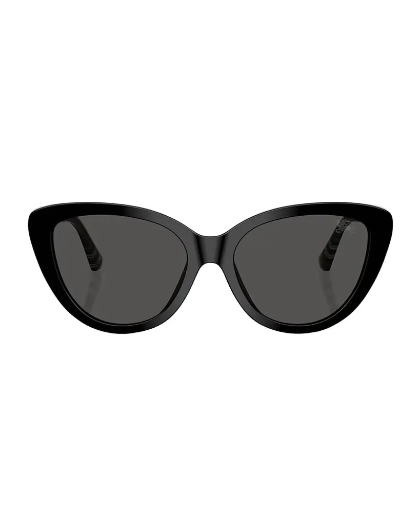 Burberry BE4457F Cat Eye Acetate Sunglasses