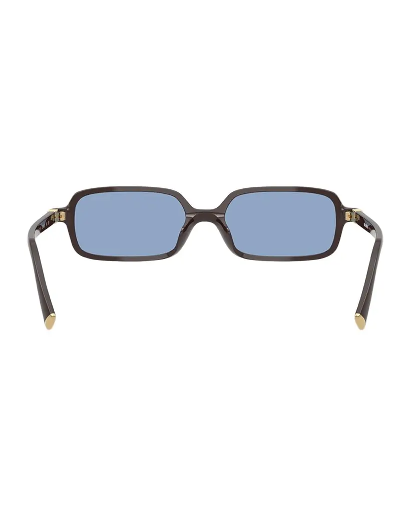Miu Miu Logo Acetate Rectangle Sunglasses
