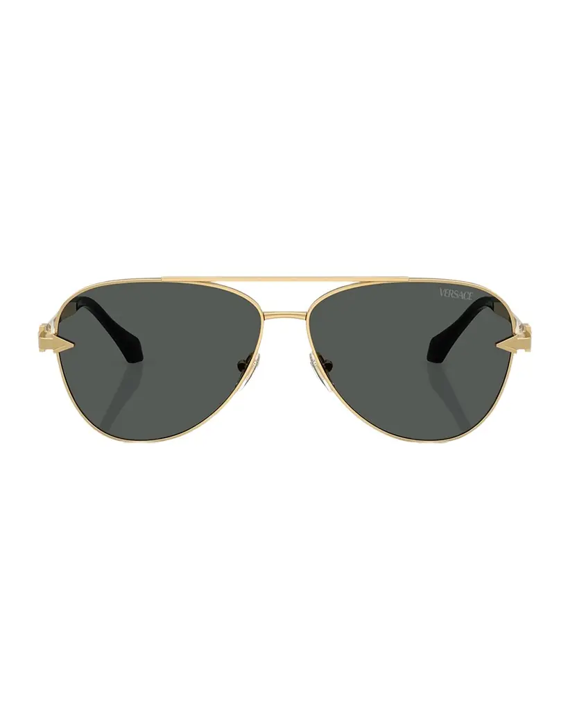 Versace Men 's VE2283 Aviator Sunglasses