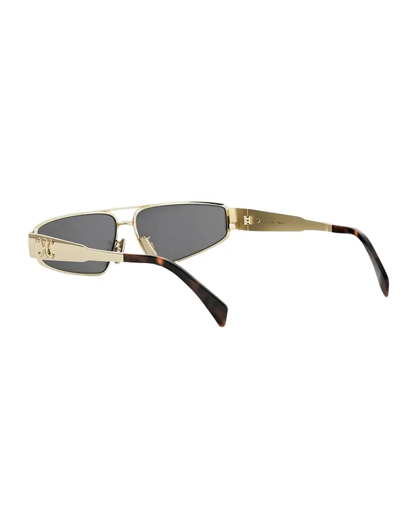 Celine Triomphe Metal Cat Eye Sunglasses