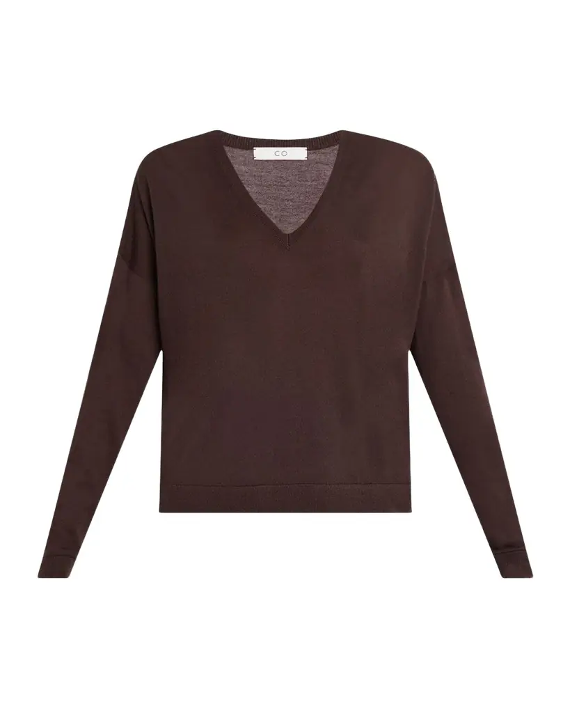 Co Cashmere V-Neck Pullover