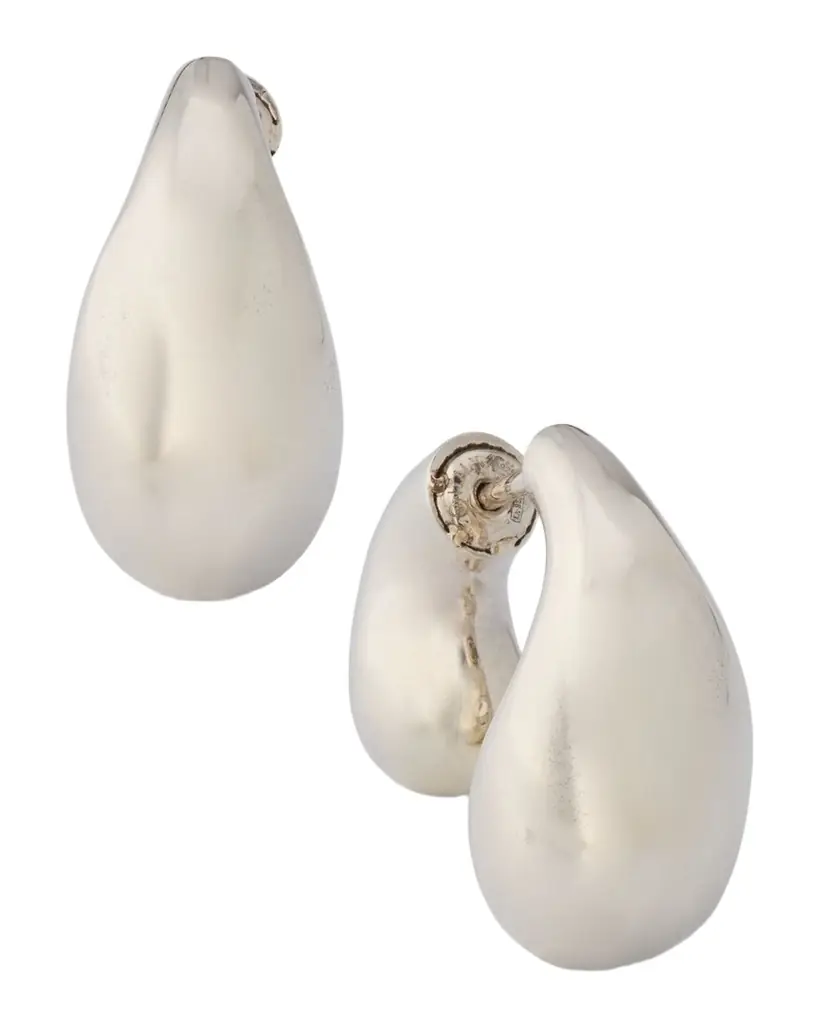 Bottega Veneta Sterling Silver Drop Earrings
