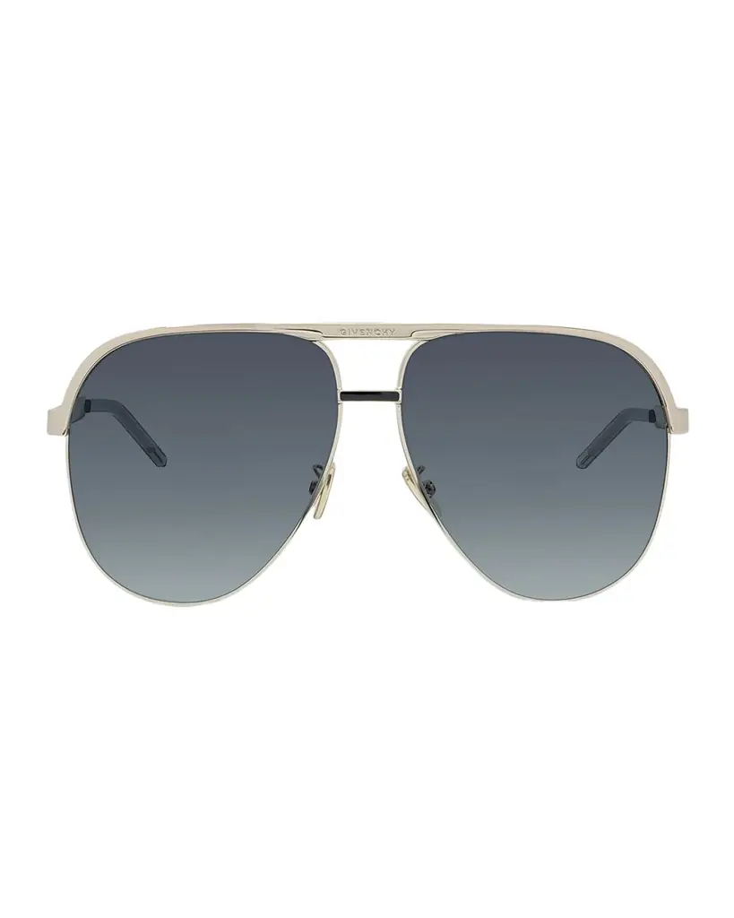Givenchy GV40117UW Aviator Metal Sunglasses