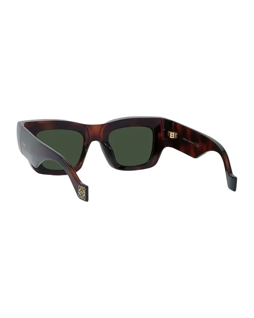 Loewe Signature Logo-Print Square Sunglasses