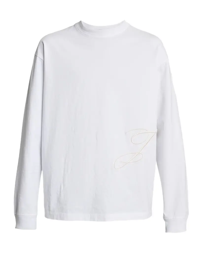 Jacquemus The J-Embroidered Long-Sleeve T-Shirt