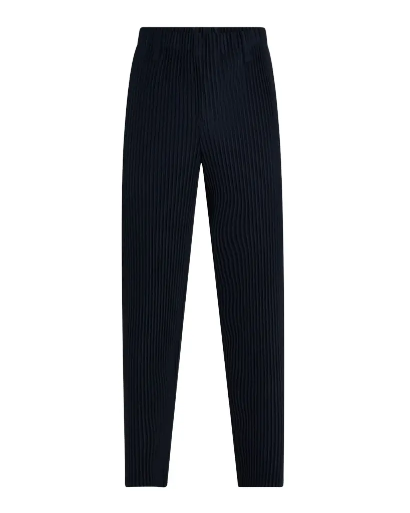 Homme Plisse Issey Miyake Men 's Pleated Flat-Front Pants