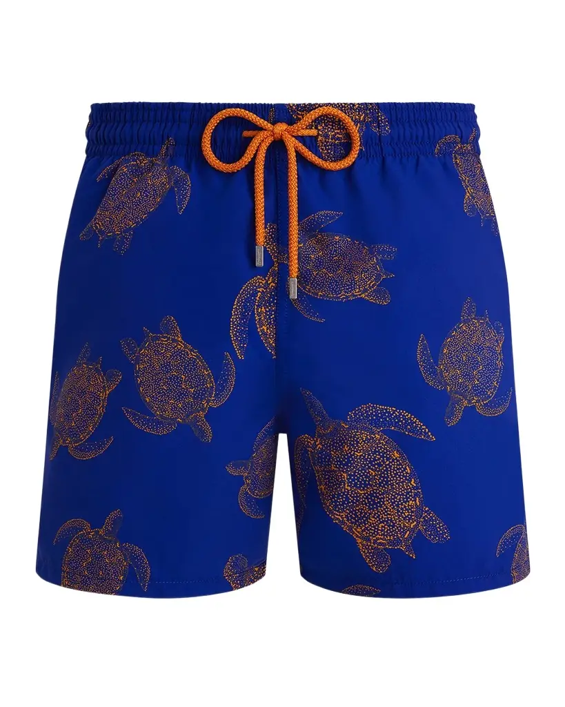 Vilebrequin Men 's Tortues Galuchat Swim Trunks