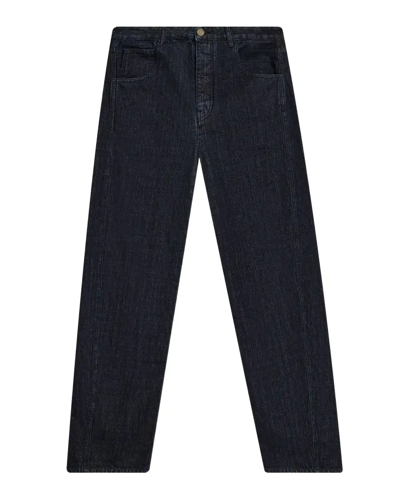 Jacquemus Men 's The Mirada de-Nîmes Curved Denim Pants