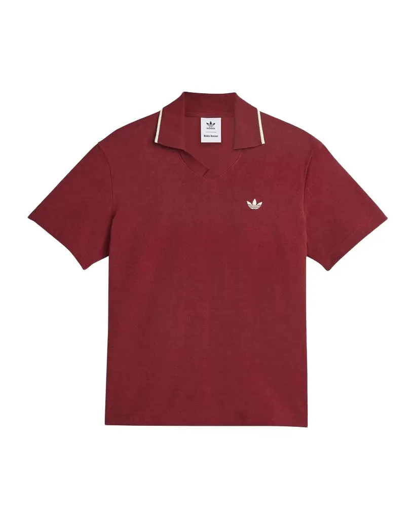 Adidas x Wales Bonner Men 's Terry Polo Shirt