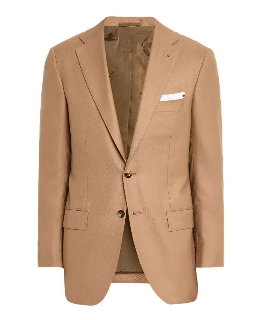 Kiton Men 's Soft Cashmere Single-Breasted Blazer