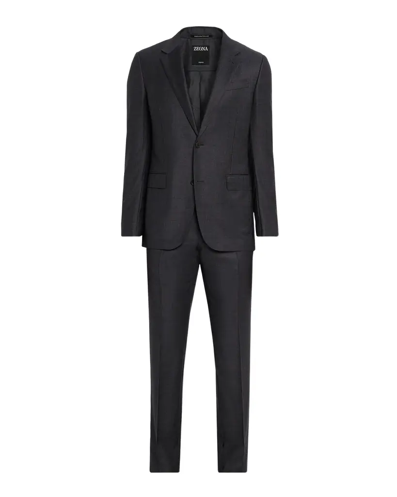 ZEGNA Men 's Trofeo Wool Plaid Two-Piece Suit