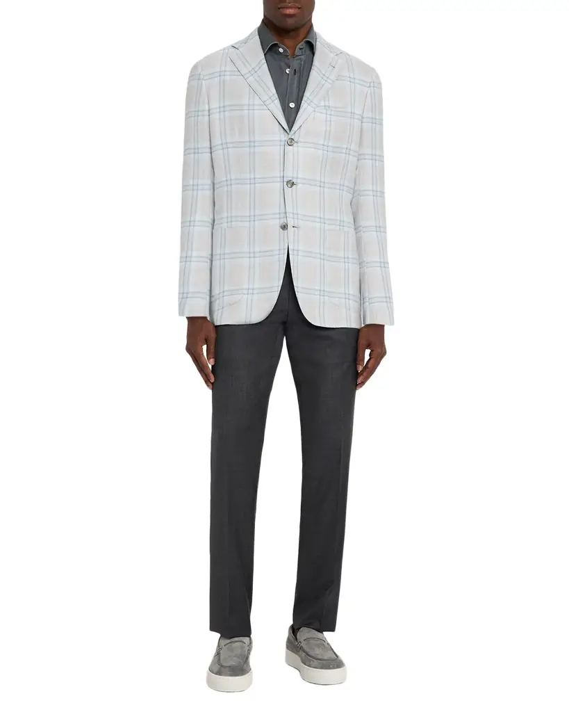 Kiton Men's Denim Wash Classic-Fit Sport Shirt