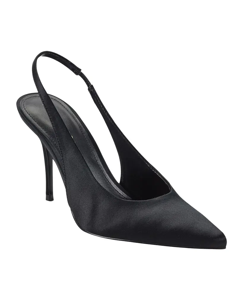 Marc Fisher LTD Leynne Satin Slingback Pumps