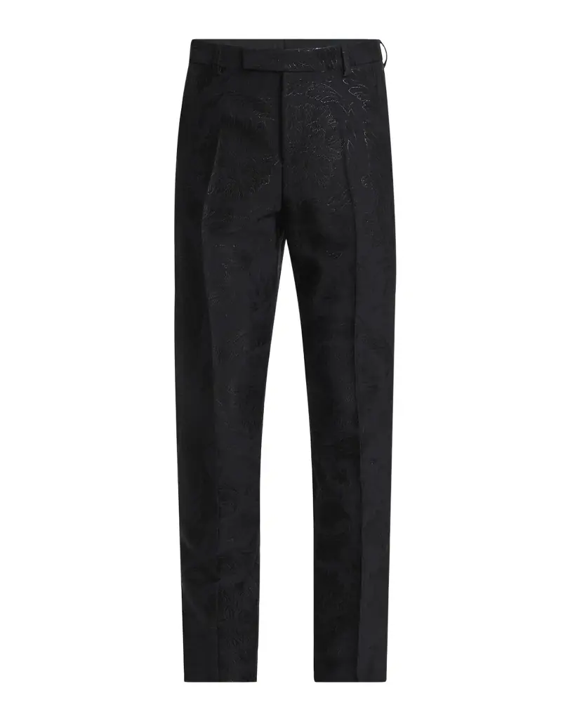 Versace Men 's Barocco Jacquard Formal Pants