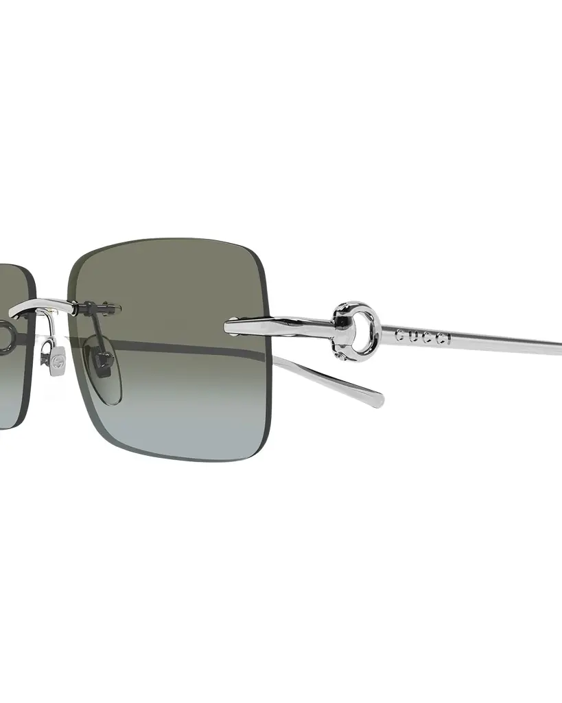 Gucci Men 's GG1703S Metal Rectangle Sunglasses