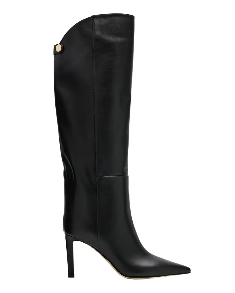 Jimmy Choo Alizze 85 Leather Knee-High Boots