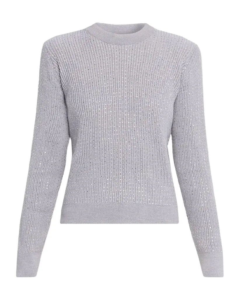 Golden Goose Journey Crewneck Crystal Embellished Sweater