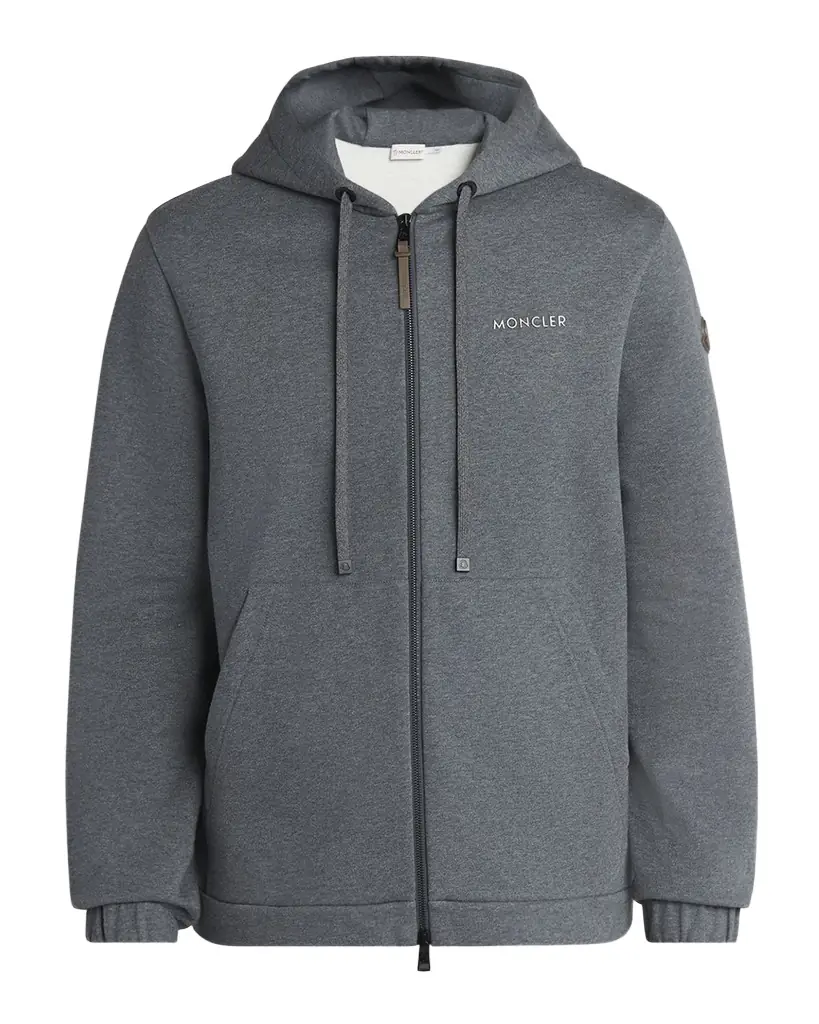 Moncler Men 's Fleece Full-Zip Hoodie