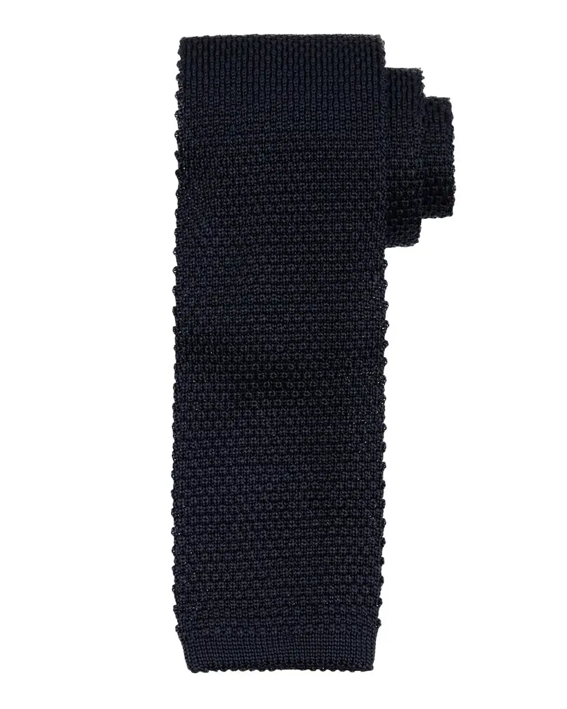 Brunello Cucinelli Men 's Silk and Cotton Knit Tie