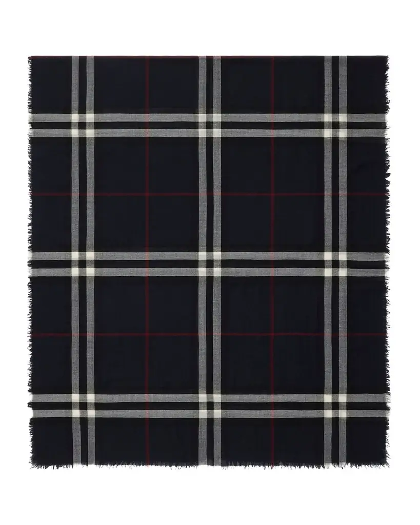 Burberry Men 's Wool Large Check Scarf